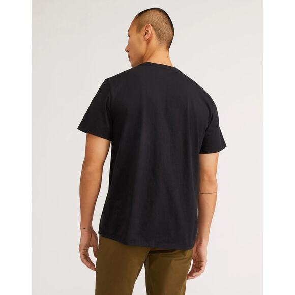 Everlane The Premium-Weight Crew Uniform T Shirt Mens Medium Black Short Sleeve - Picture 2 of 9